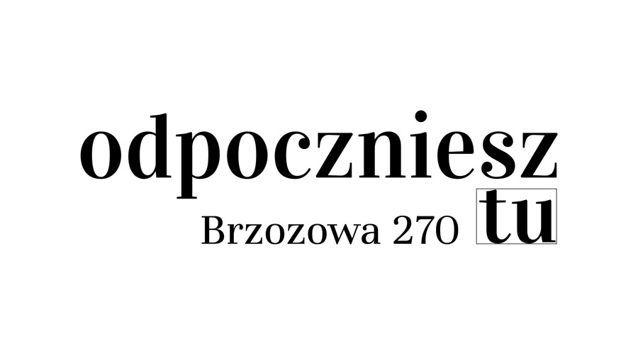 Odpoczniesz tu logo