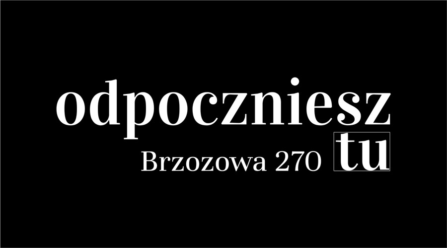 Odpoczniesz tu logo